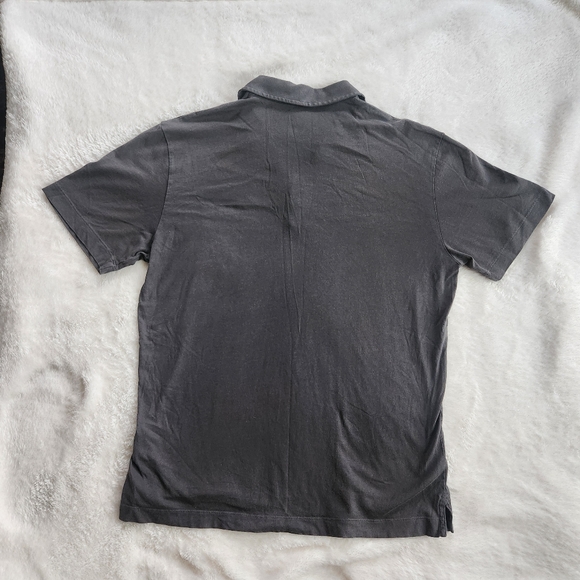 Patagonia Mens Polo Shirt Short Sleeve in Grey | Size Medium - Picture 3 of 3